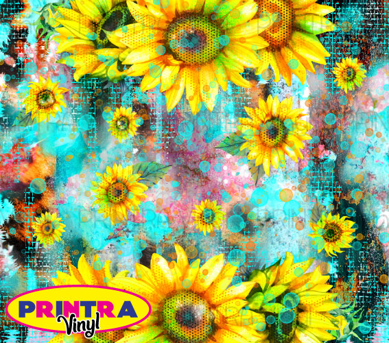 Blue Sunflowers Tumbler Wrap (TW07)