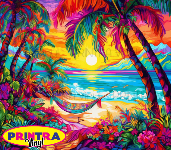 Bright Beach Tumbler Wrap (TW197)