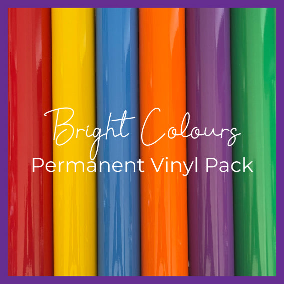 Bright Colours - Permanent Vinyl Pack