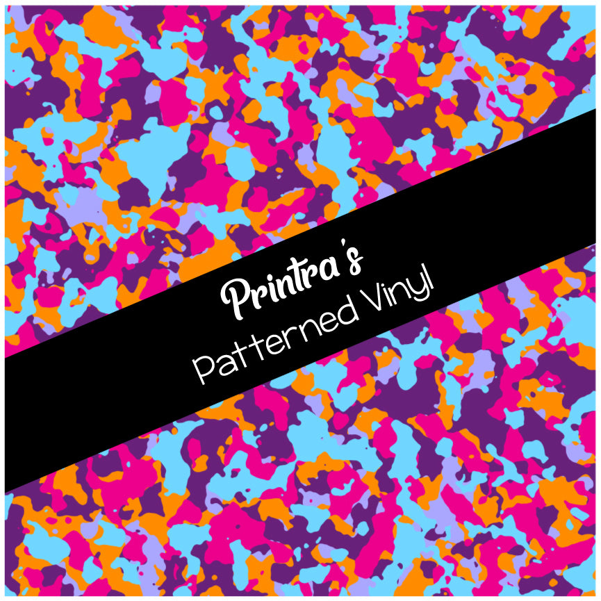 Camouflage Bright #01 Patterned Vinyl
