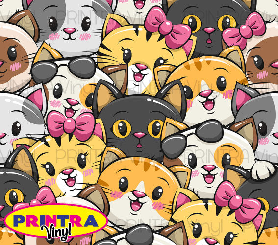 Cute Cats Tumbler Wrap (TW19)