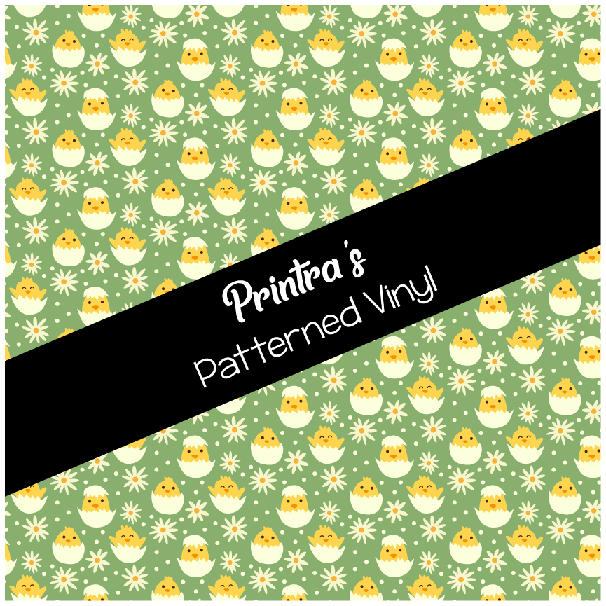 Daisy Chicks Patterned Vinyl