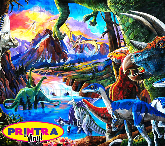 Dinosaur Scene 02 Tumbler Wrap (TW22)