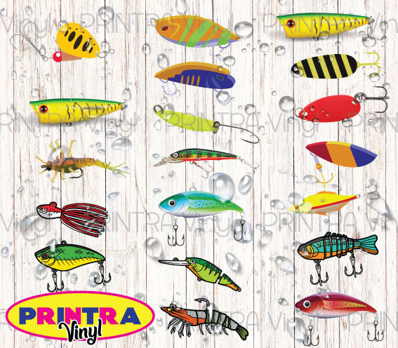 Fishing Lures Tumbler Wrap (TW248)