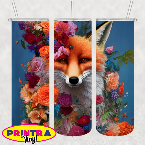 Floral Fox 01 Wrap (TW145)