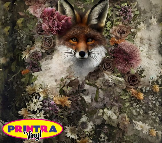 Floral Fox 03 Tumbler Wrap (TW147)