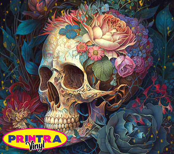 Floral Skull Wrap (TW133)