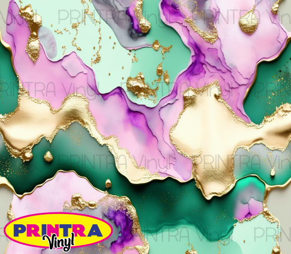 Gold Acrylic Pour 03 Wrap (TW195)