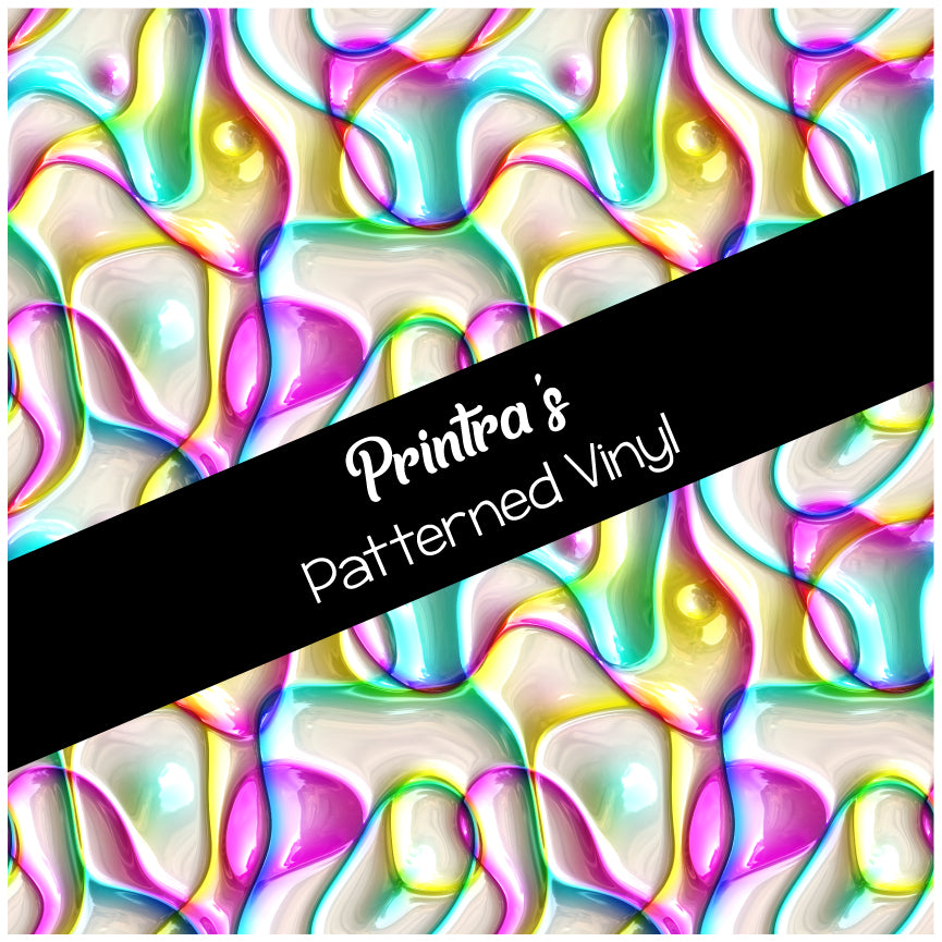 Glossy Candy Patterned Vinyl