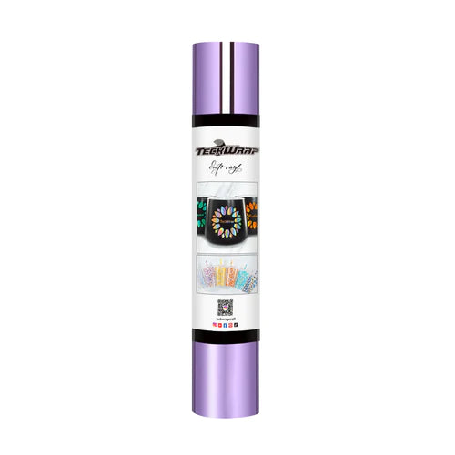 Bubble Free Mirror Chrome Adhesive Vinyl - IRIS PURPLE