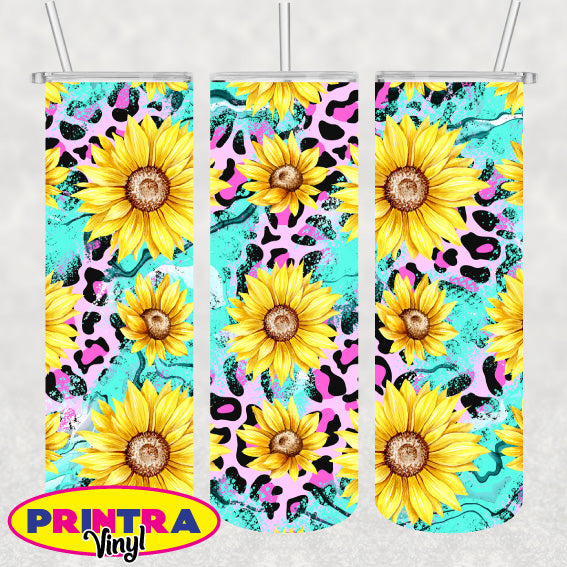 Leopard & Flowers Wrap (TW155)