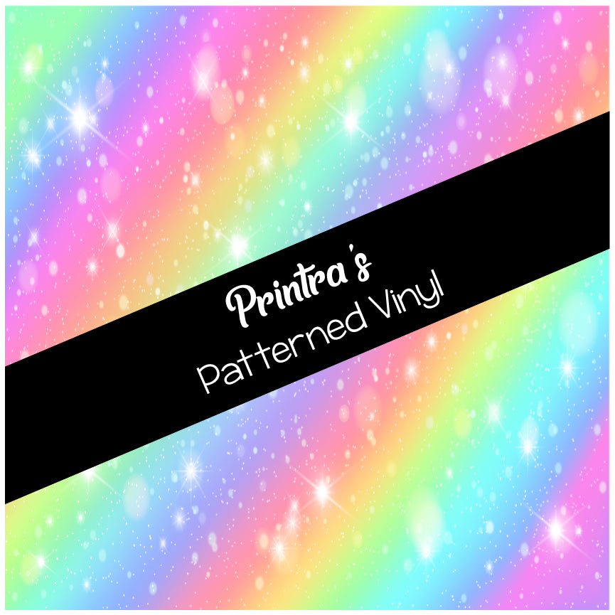 Magical Fairy Rainbow Patterned Vinyl