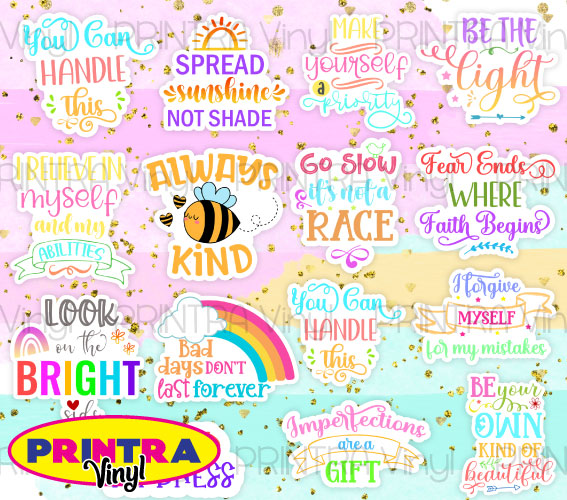 Daily Affirmations Tumbler Wrap (TW272)