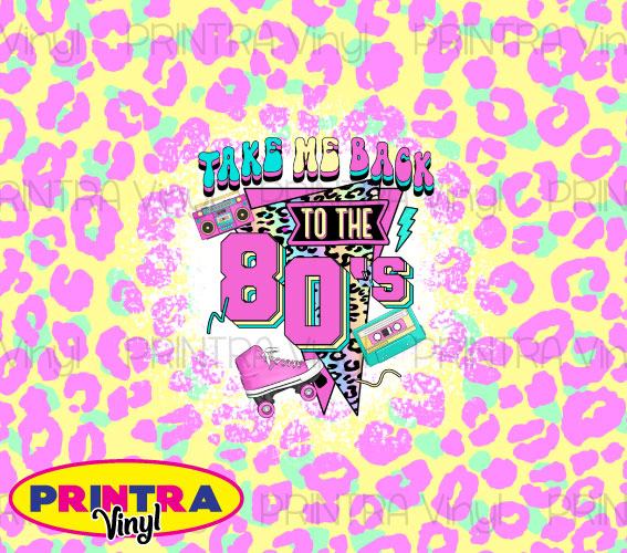 Back to the 80's Tumbler Wrap (TW281)