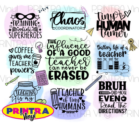Funny Teacher Tumbler Wrap (TW269)