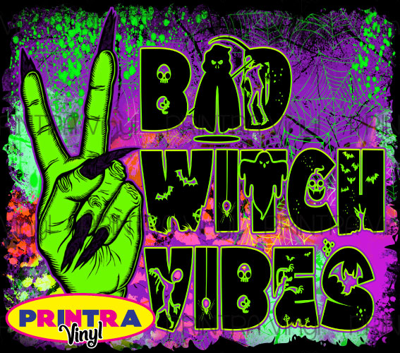 Bad Witch Vibes Tumbler Wrap (TW46)