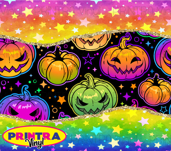 Bright Pumpkins Tumbler Wrap (TW47)