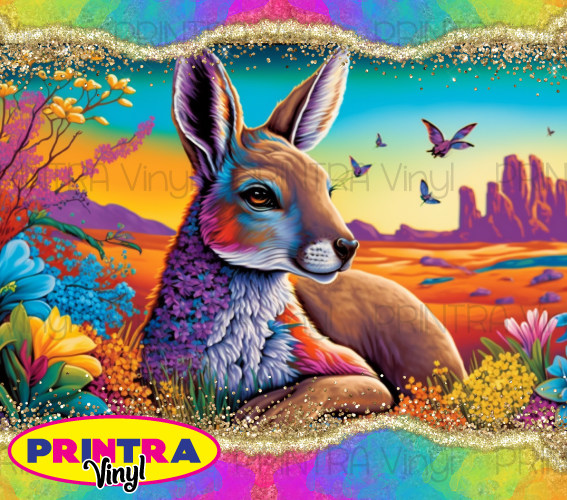 Neon Paint Kangaroo Wrap (TW190)