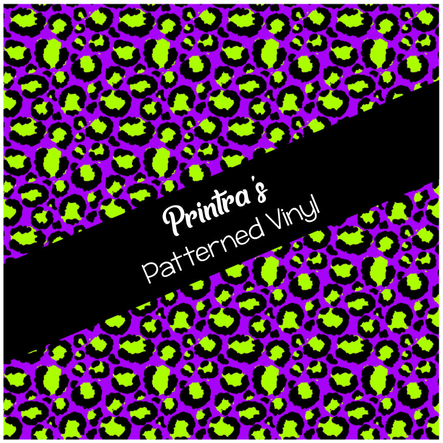 Neon Safari #10 Patterned Vinyl