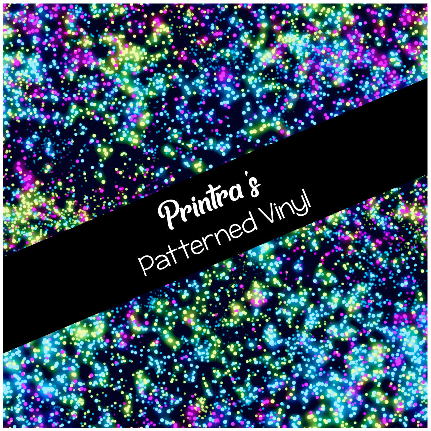 Neon Lights Patterned Vinyl