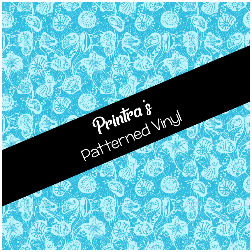 Ocean Flow Patterned Vinyl