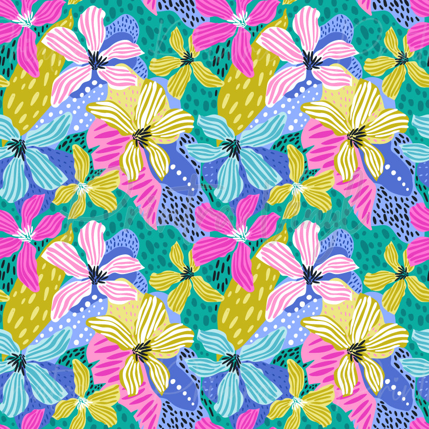 Paradise Petals Patterned Vinyl