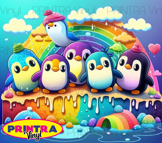 Cheery Penguins Wrap (TW175)