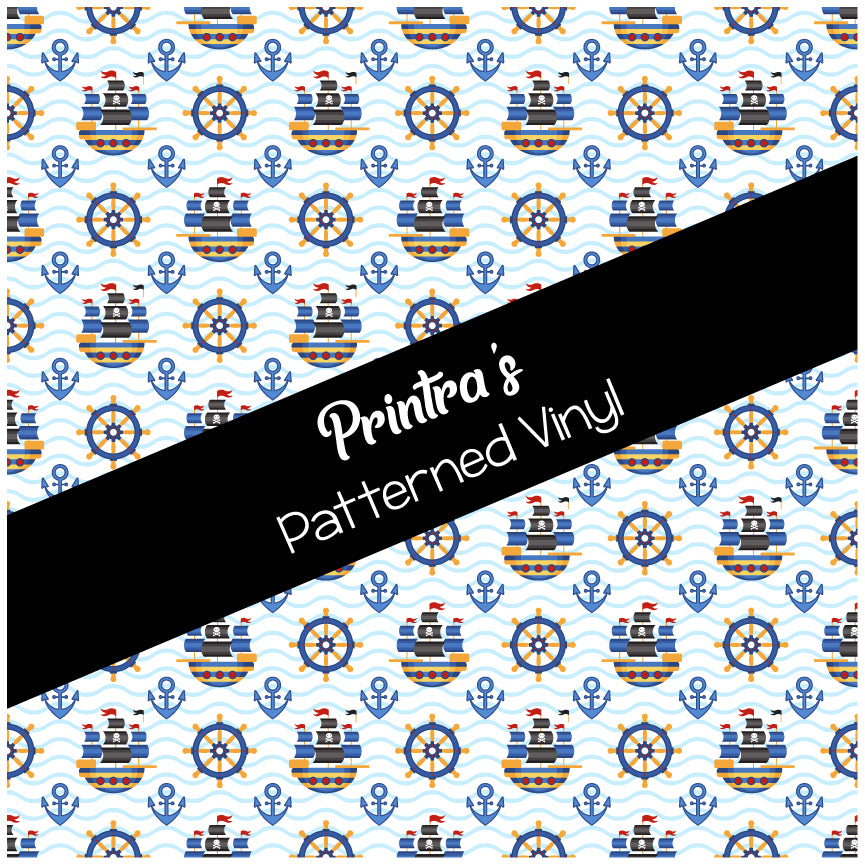 Pirate Voyage Patterned Vinyl