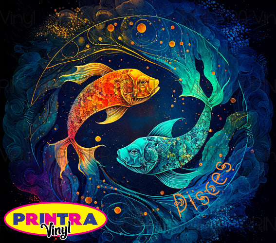 Zodiac Ink Pisces Wrap (TW103)