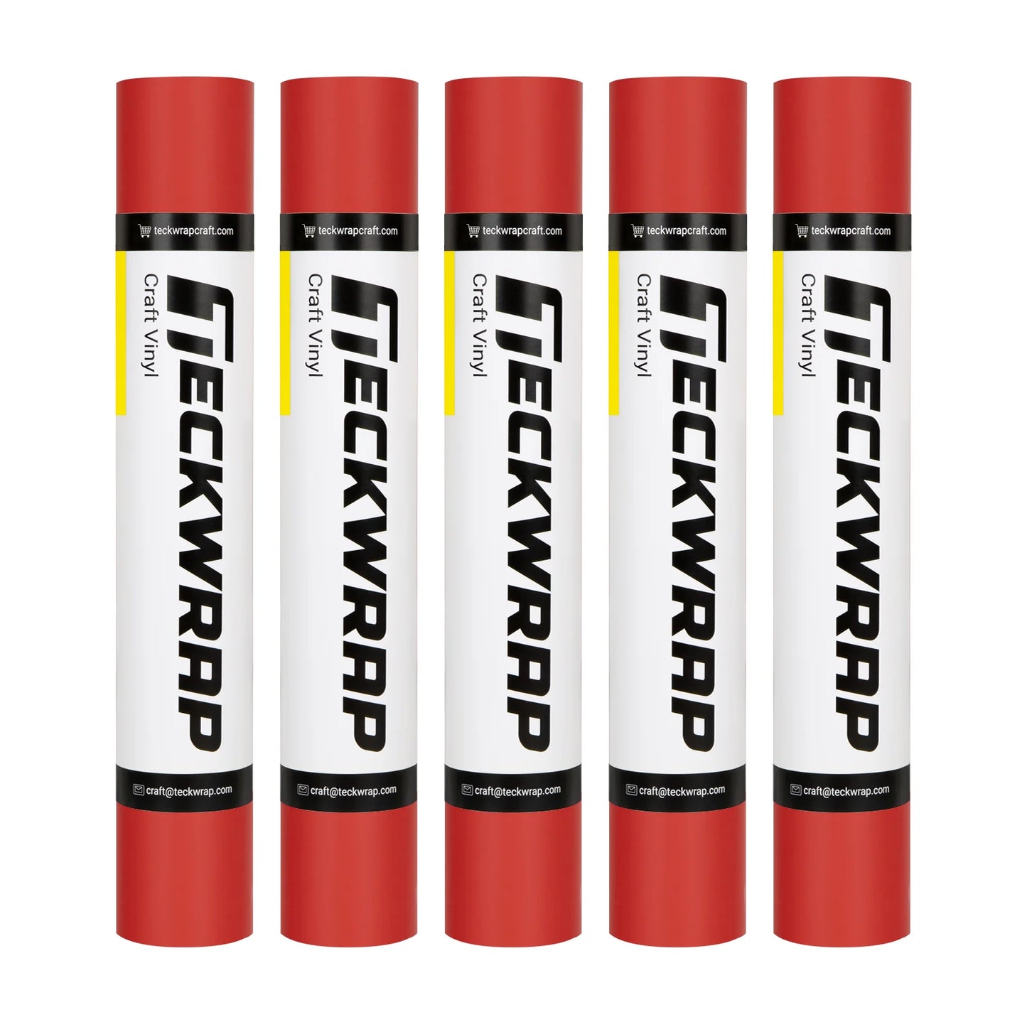 Pure Red - TeckWrap MATTE Permanent Adhesive Vinyl