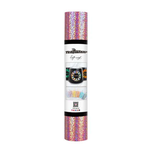 Holographic Sparkle Adhesive Vinyl - ROSE GOLD