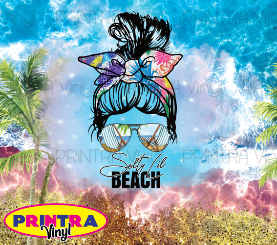 Salty Lil Beach Tumbler Wrap (TW10)