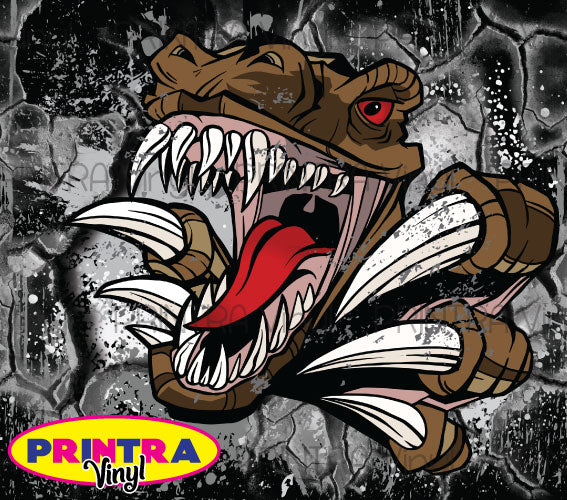 Scary Dinosaur 02 Tumbler Wrap (TW24)