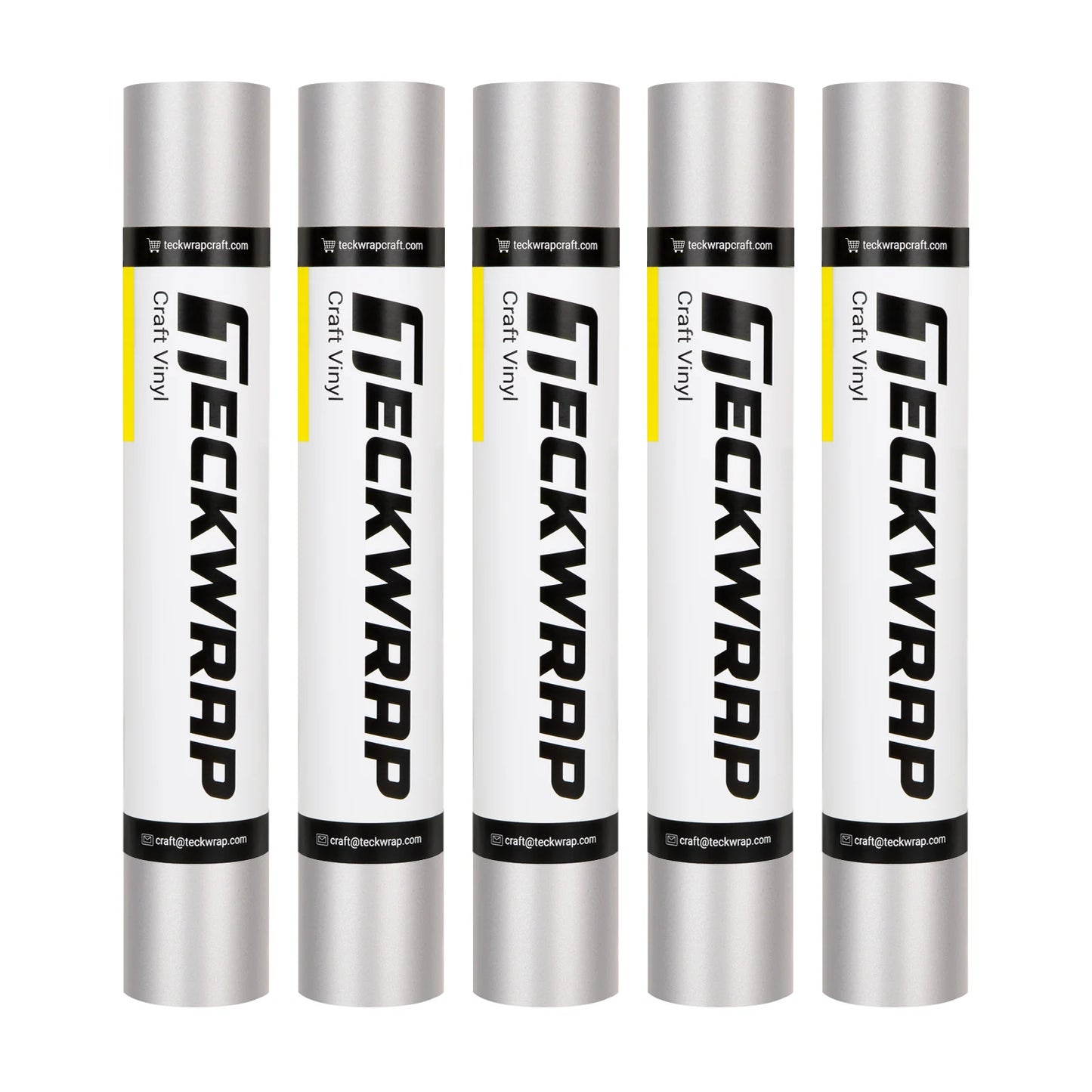 Silver - TeckWrap MATTE Permanent Adhesive Vinyl