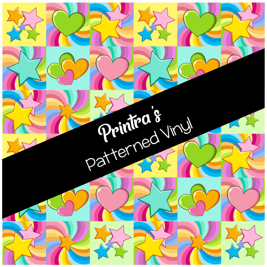 Star Love Patterned Vinyl