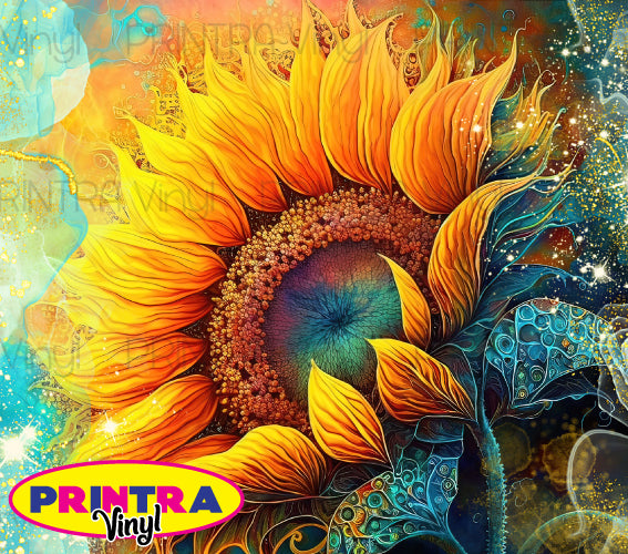 Sunflower Ink Tumbler Wrap (TW91)