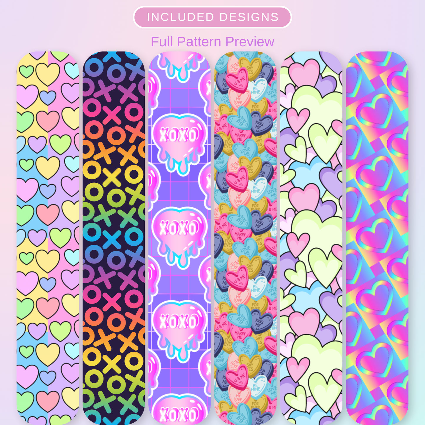 Sweet Love Patterned Vinyl Bundle