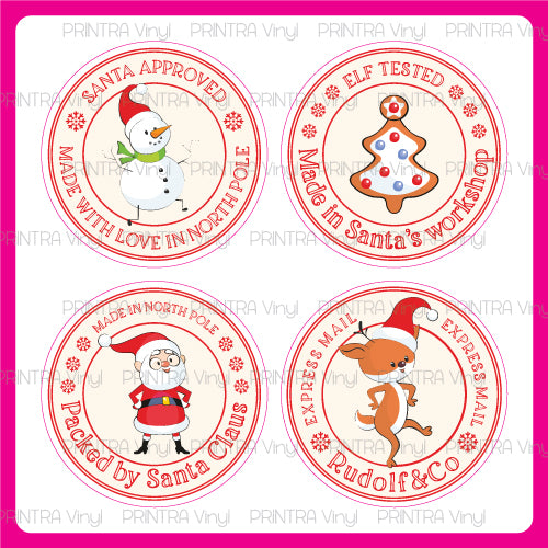 Santa Approved Sticker Sheet
