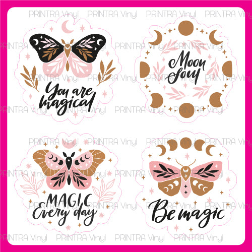 Boho Magic Vibes Sticker Sheet