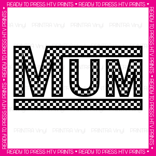 Checker Mum - RTP HTV Print