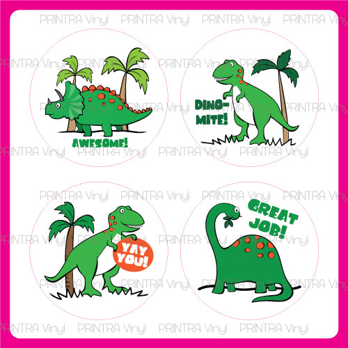 Dino Reward Sticker Sheet