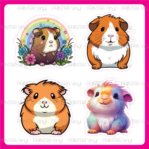 Guinea Pigs Sticker Sheet