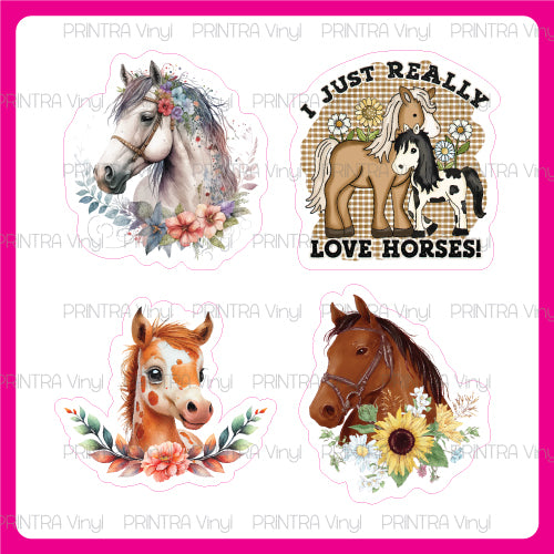 Horses Sticker Sheet