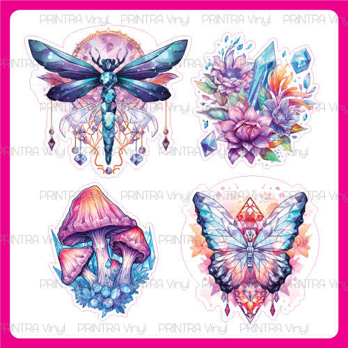 Magical Crystals Sticker Sheet
