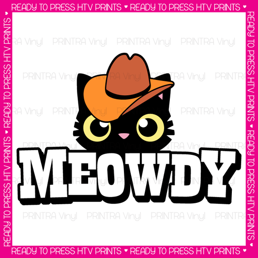 Meowdy - RTP HTV Print