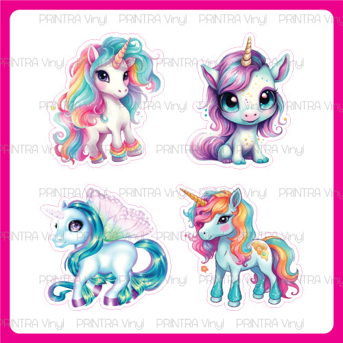 Pretty Unicorns Sticker Sheet