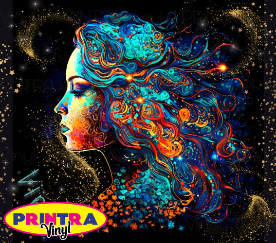 Zodiac Ink Virgo Tumbler Wrap (TW107)