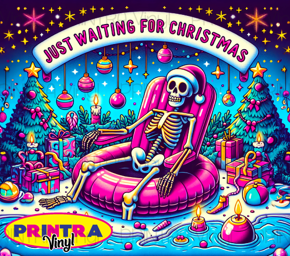 Waiting For Christmas Tumbler Wrap (TW288)