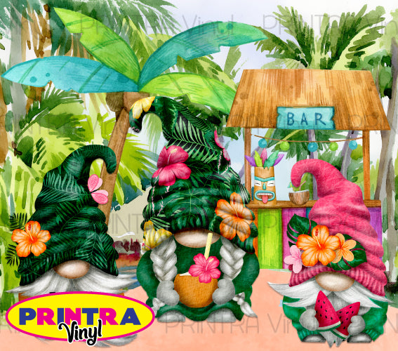 Gnomes 07 Tropical Tumbler Wrap (TW114)