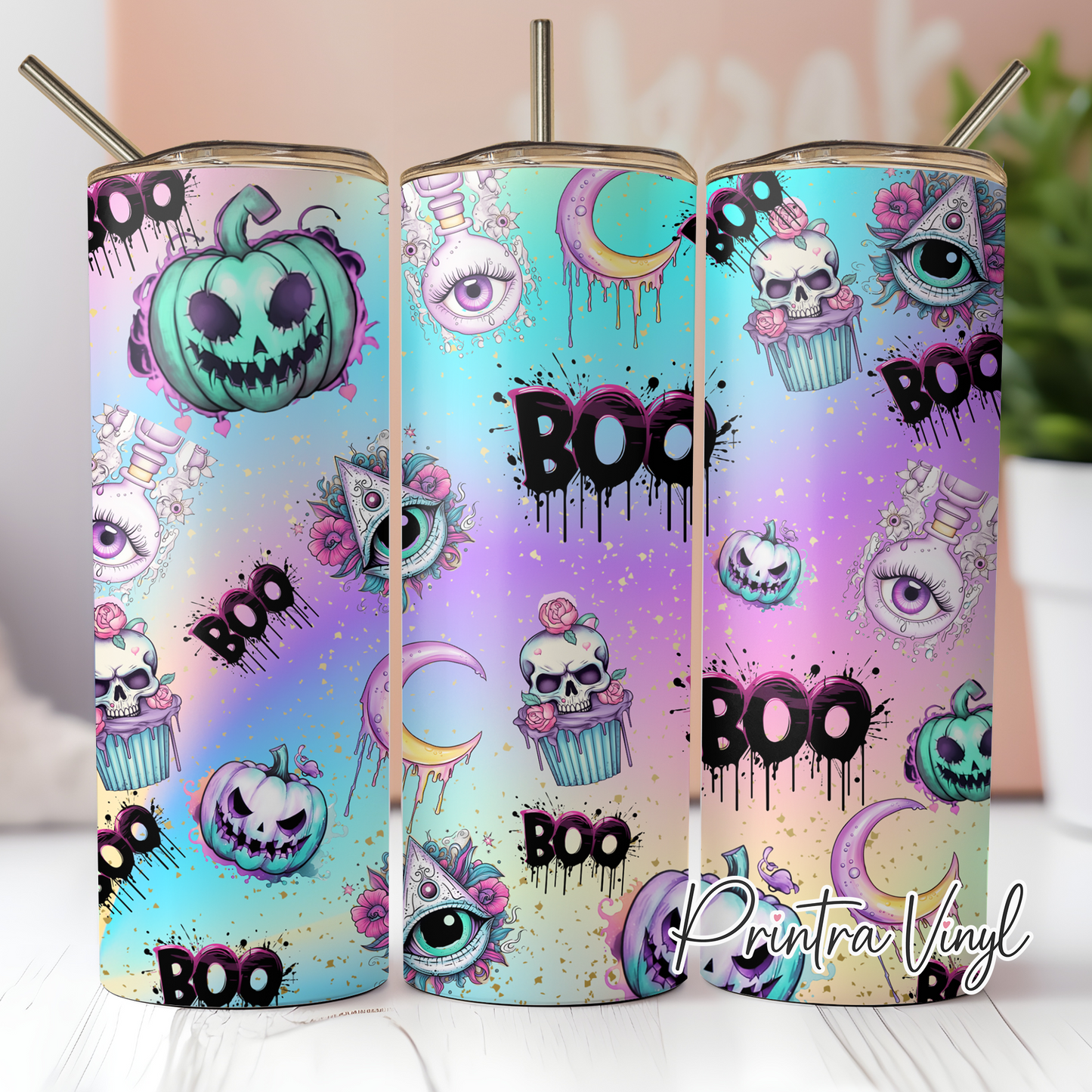 Pastel Halloween 01 Tumbler Wrap (TW41)